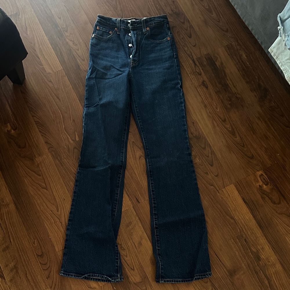 Levi’s Vintage Ribcage Bootcut Women's Jeans - Deep Indigo